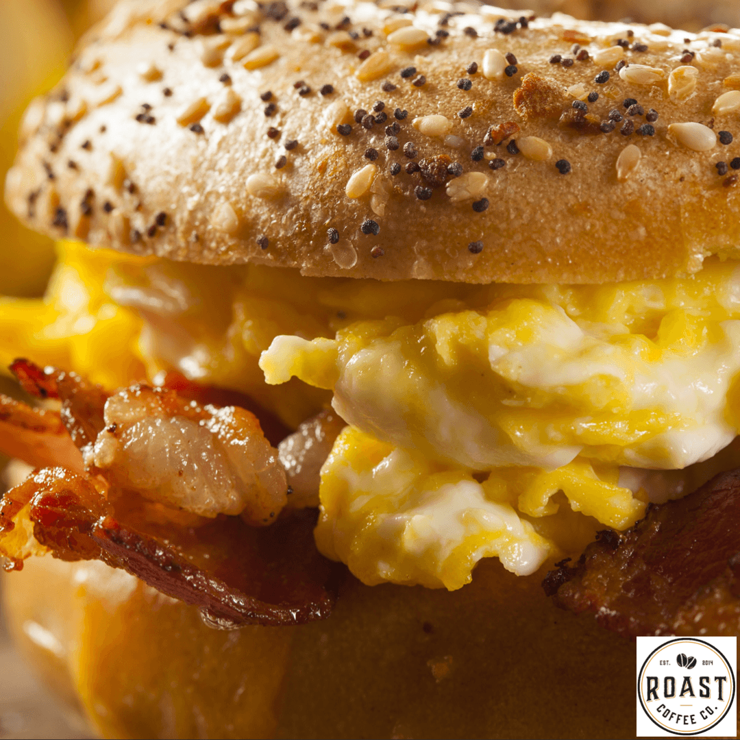 Double Bacon Egg And Cheese Bagel